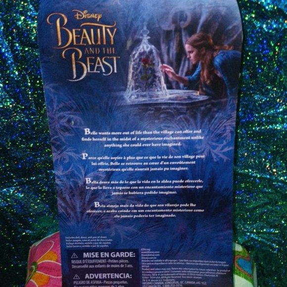 Disney Beauty & The Beast Live-Action Belle Doll Peasant Dress Attire NIB - Picture 4 of 4